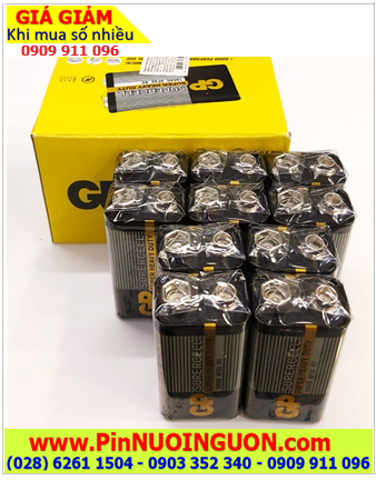 COMBO 01HỘP=10viên Pin vuông 9v GP SuperCell 1604S-2-G55 Super Heavy Duty _Giá chỉ 129.000đ/HỘP